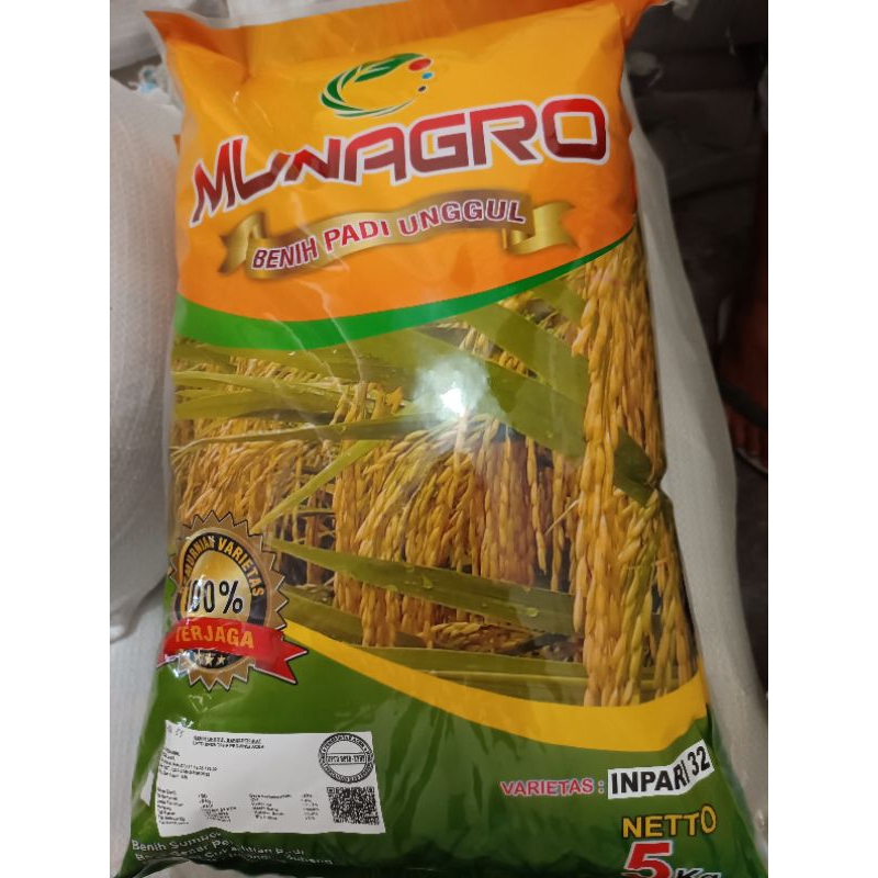 Benih Padi Inpari 32 Label Putih Munagro 5Kg