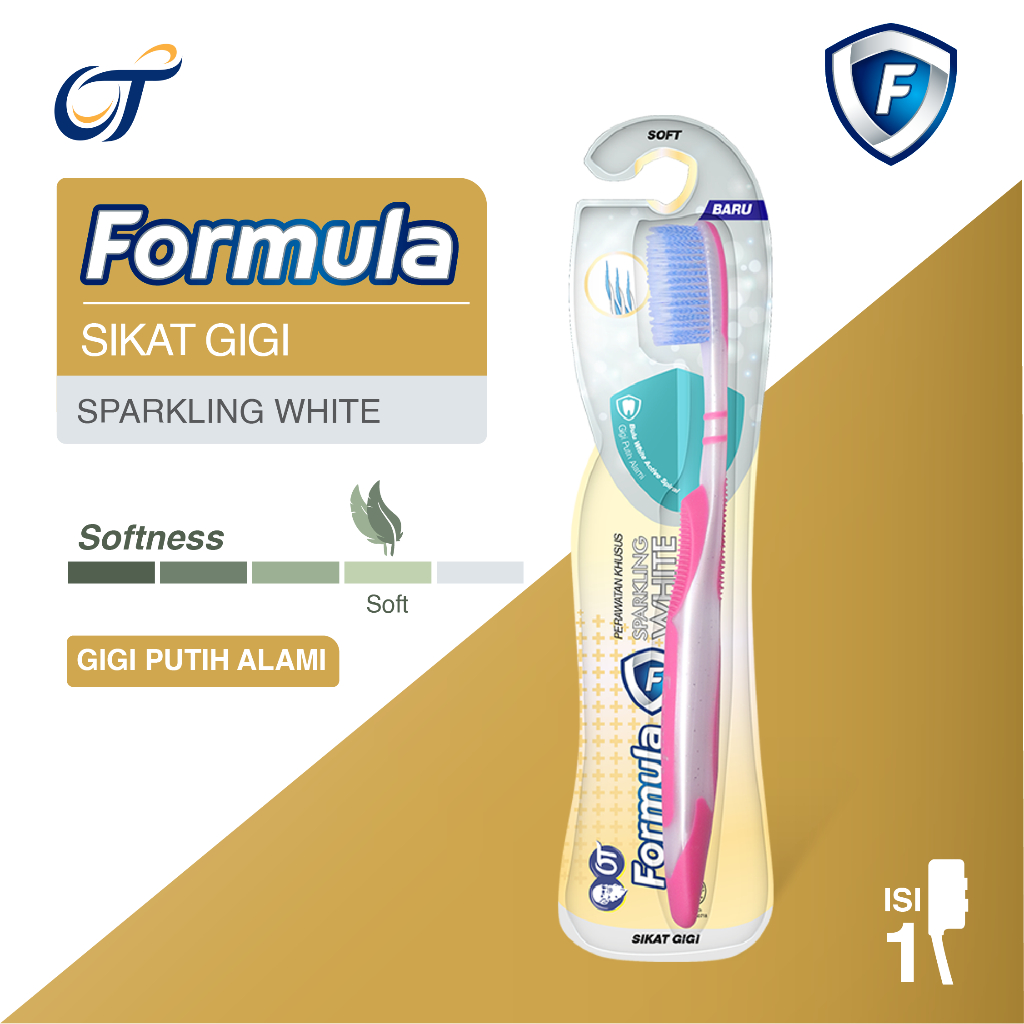 FORMULA SIKAT GIGI SPARKLING WHITE SOFT