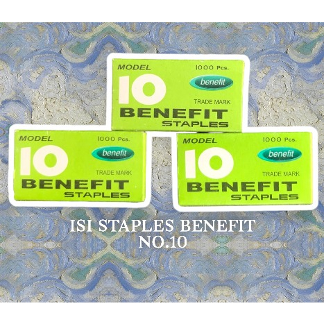 

ISI STAPLES BENEFIT NO.10 ( reffil staples)