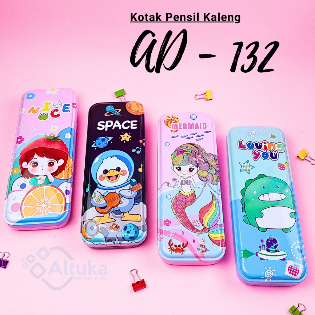 

Tempat Pensil / Kotak Pensil Kaleng Perkalian AD-121 dan & AD-132