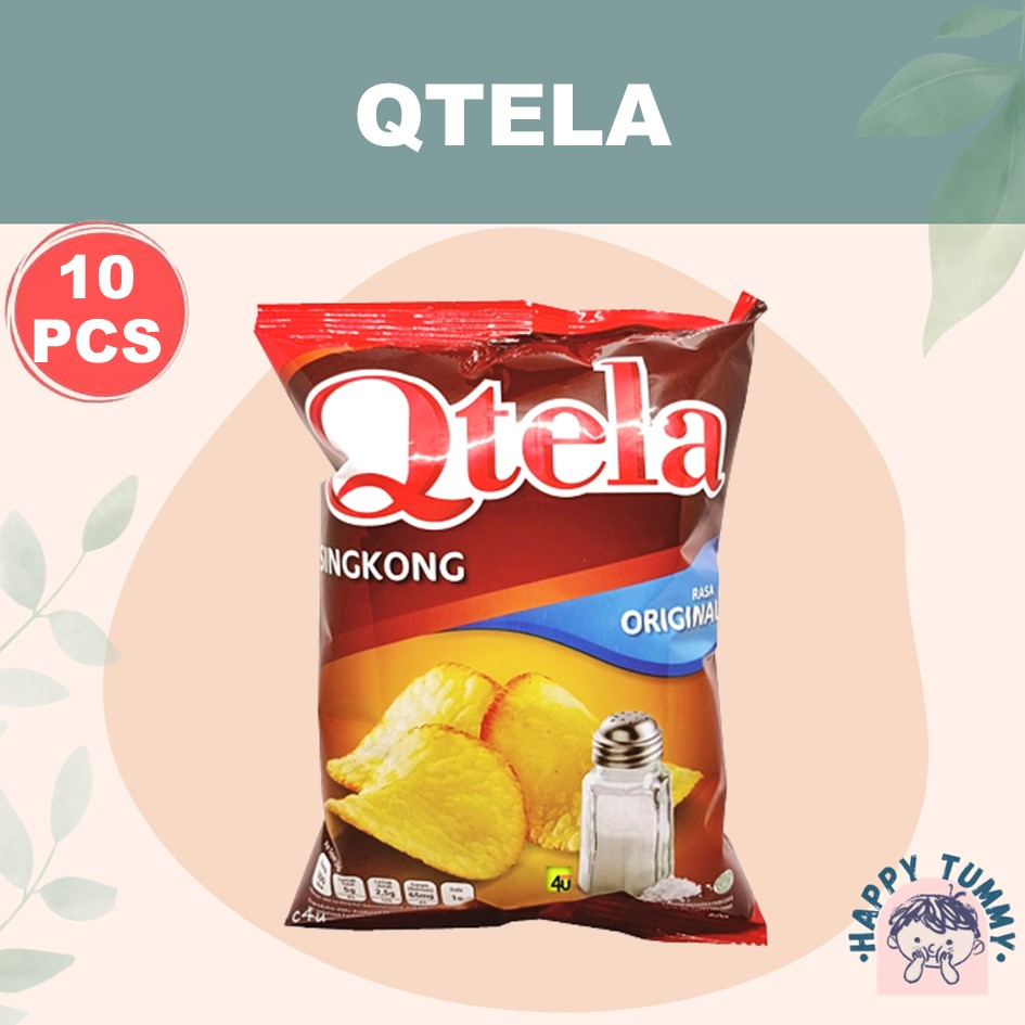 Qtela. snack kripik kentang. RCG
