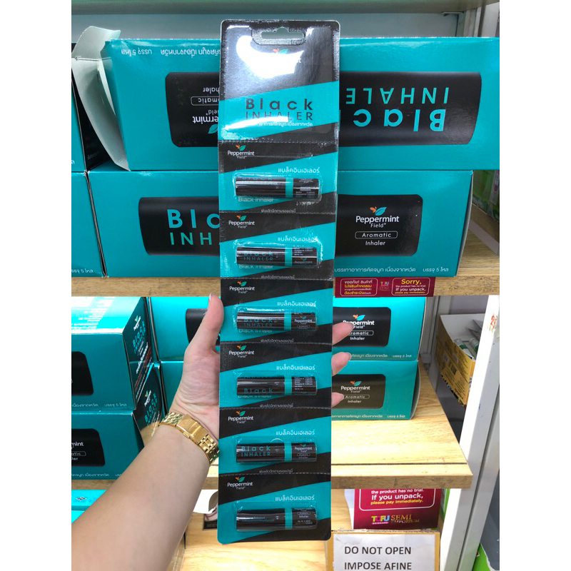 Black inhaler Peppermint