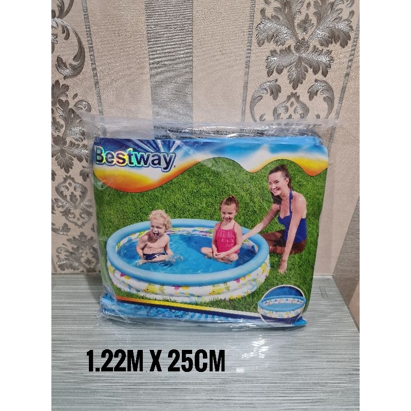 KOLAM RENANG BAYI 1.22M KOLAM MANDI BAYI BESTWAY (2-5th)