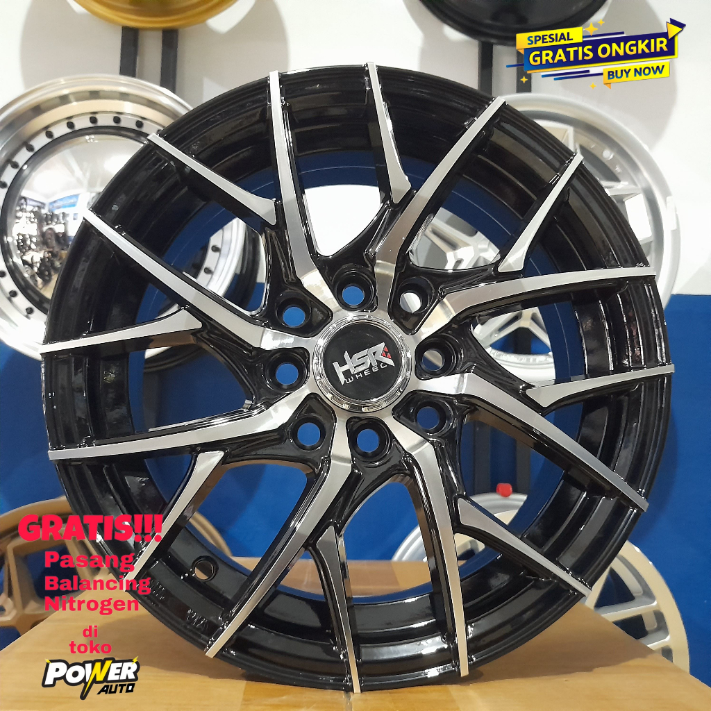 velg mobil avanza r14 hsr wheel tipe kurosu rata bodi