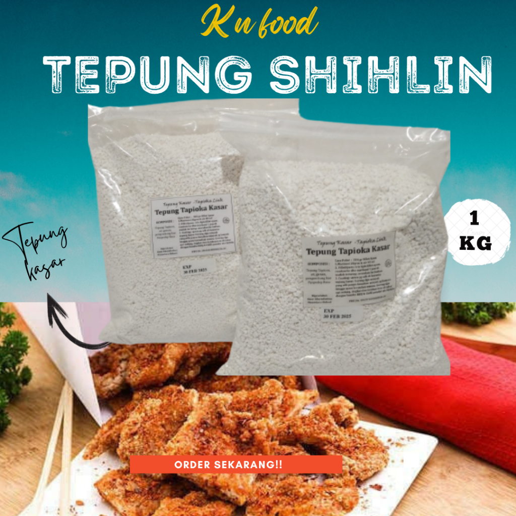 

Tepung kasar Tepung taiwan crispy chicken shihlin - 1kg