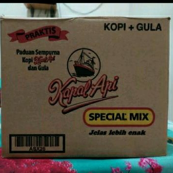 

Kapal Api Spesial Mix (1 Dus isi 12 Renceng)