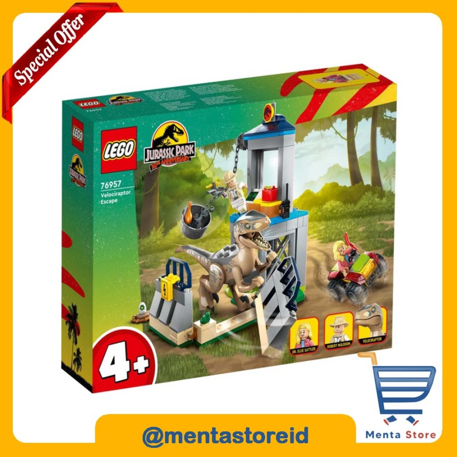 LEGO Jurassic World 76957 Velociraptor Escape