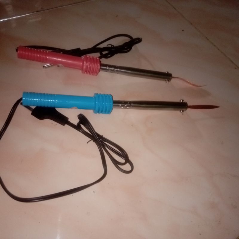 Solder Ukir Styrofoam Busa Spon 60 Watt Mata Lurus Mata Bengkok, Mata Runcing Alat Ukir