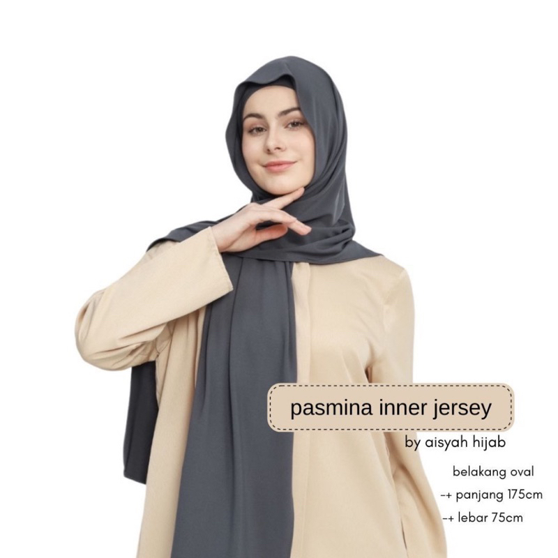 PASMINA INNER OVAL JERSEY/PASMINA INNER OVAL BAHAN JERSEY