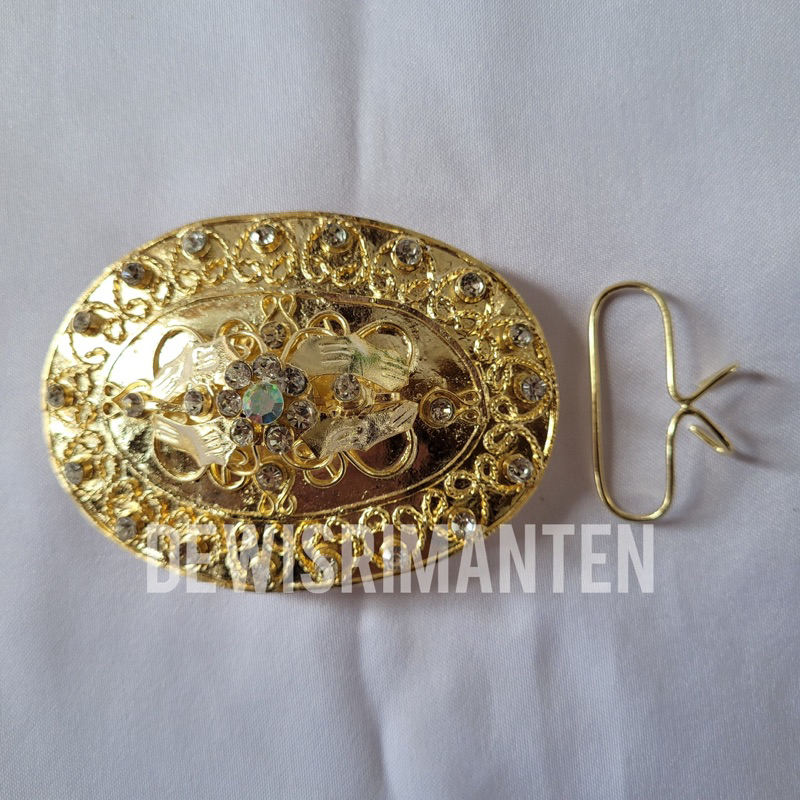 gesper obi tari/kepala sabuk pending