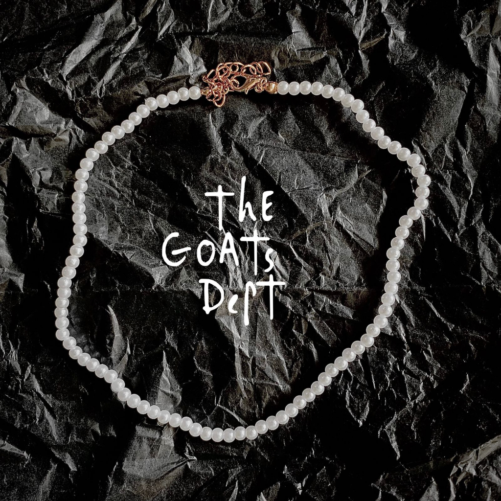 The Goats Dept - Cindy Pearl Necklace Original / tgd799 kalung pria mutiara kecil model tipis y2k ko