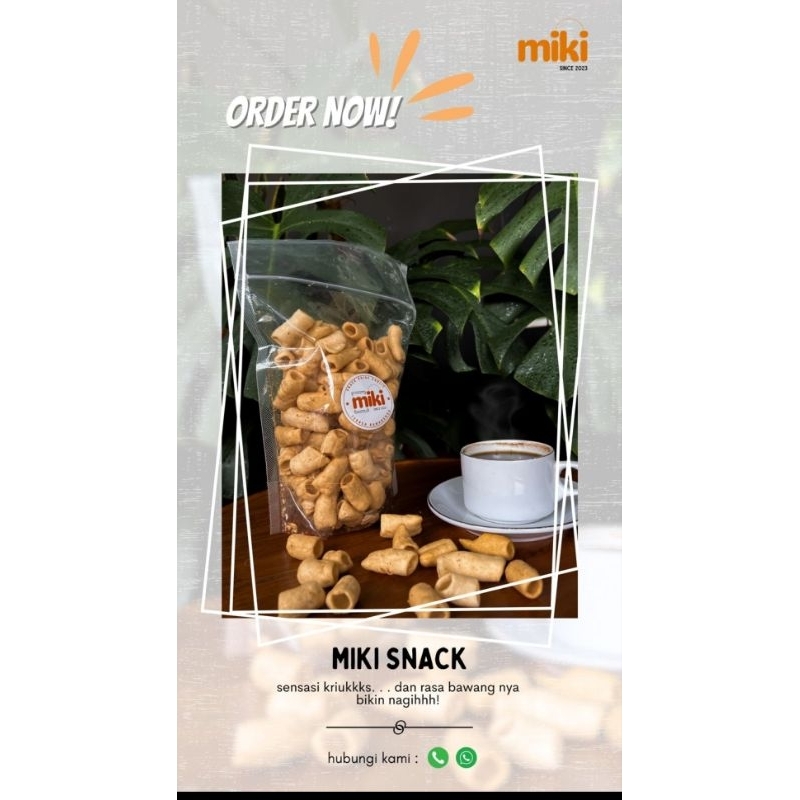 

macaroni miki rasa bawang kriuk/macroni gurih