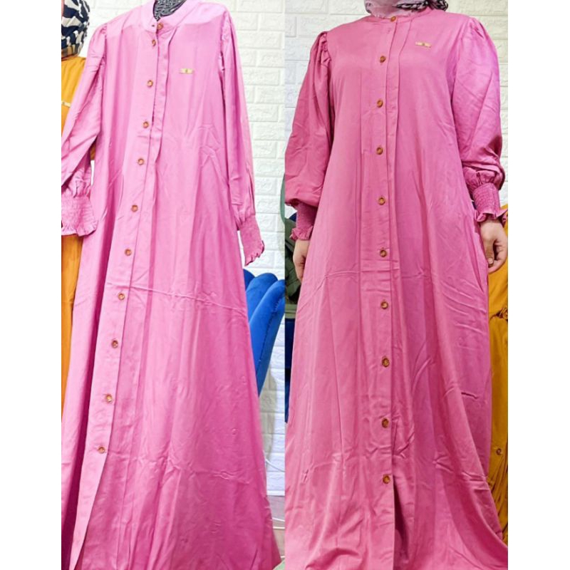 Gamis Simpel Polos by. Shella Saukia