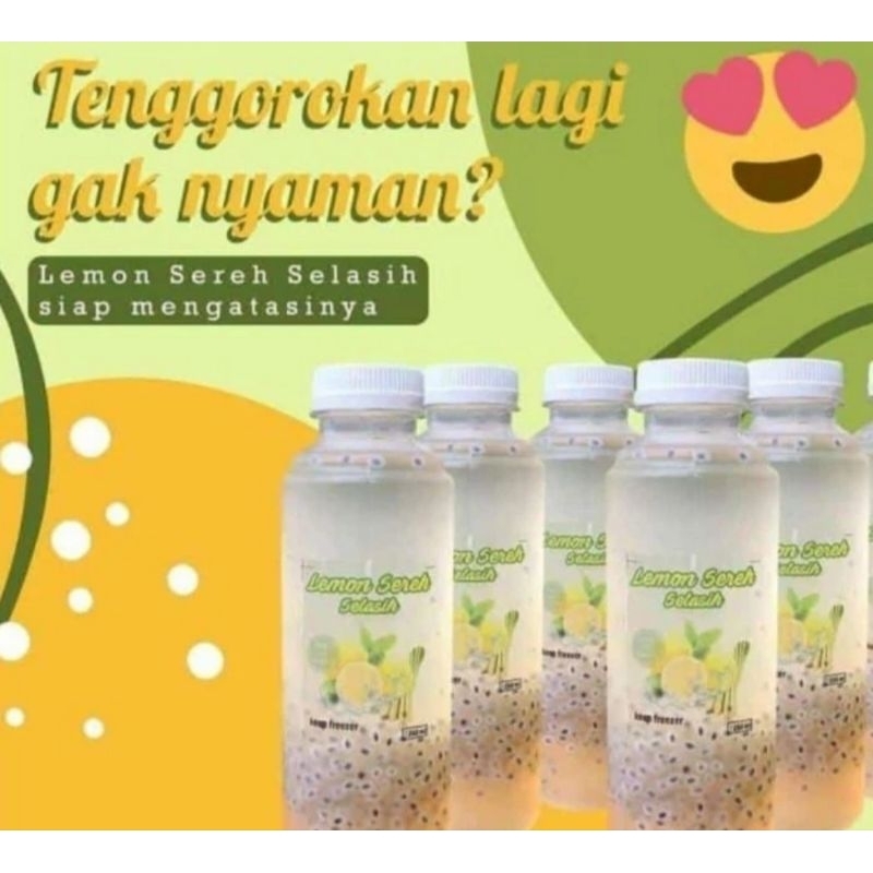 

Minuman Lemon Sereh dan Selasih