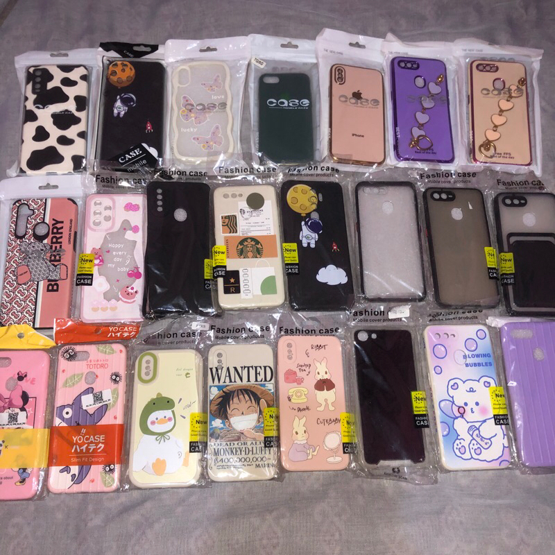 case all type hp oppo/iphone/samsung/realme (free gift)