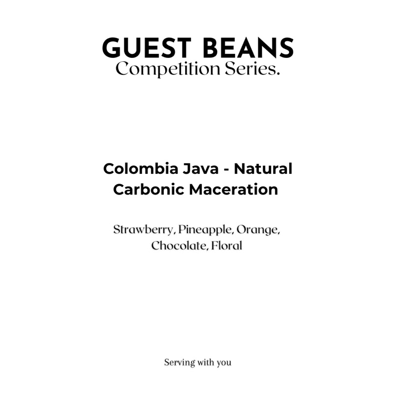 

Colombia Java 13gr (Natural Carbonic Maceration)