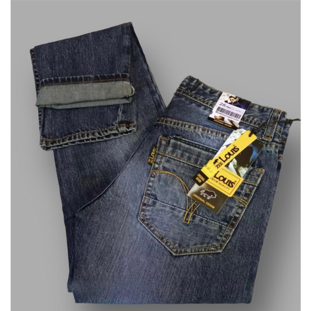 Celana Jeans Pria zee LOIS ORIGINAL Asli - Celana Jeans Distro Panjang Pria - Celana Import Denim Pria Model Terbaru Kualitas Terbaik,harga murah