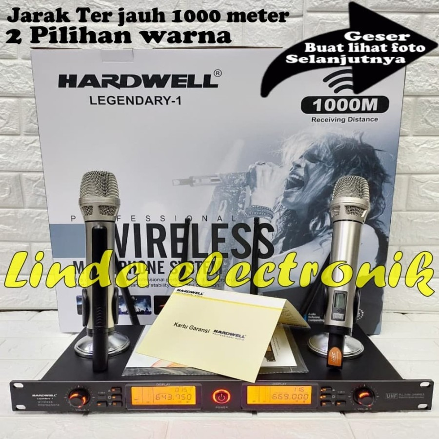 mic wireless LEGENDARY1 ORIGINAL HARDWELL LEGENDARY 1