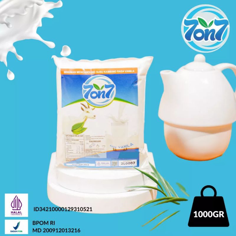 

SUSU KAMBING ETAWA BUBUK RASA VANILA 1000gr/1kg FULL CREAM