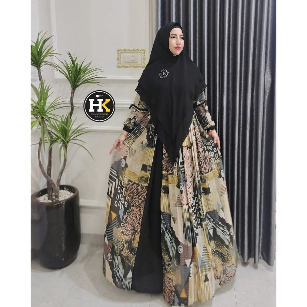 Delisa Syari by HK Dermawan ORI Hijab Gamis Syari Kekinian BestSeller Terlaris Termurah Original Syari