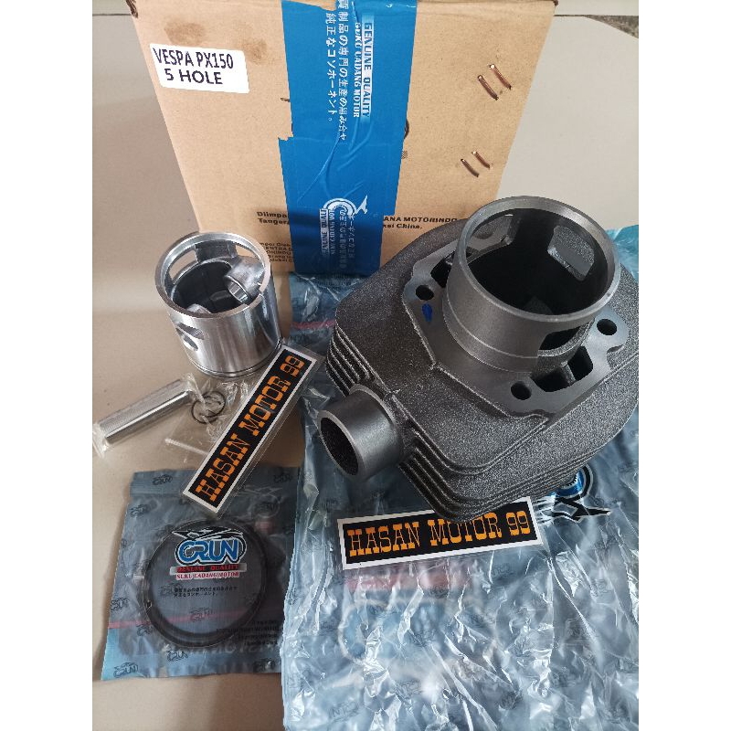 Blok Seher Komplit Vespa PX150 Excel 5Hole Lubang5 Crun
