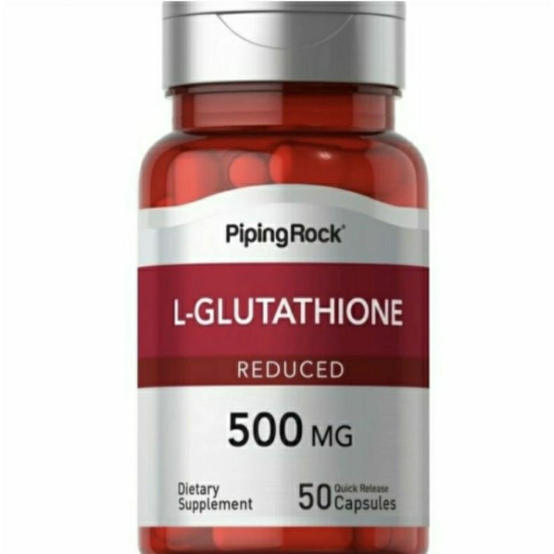 Pipingrock l glutathione 500mg 500 mg 50 caps