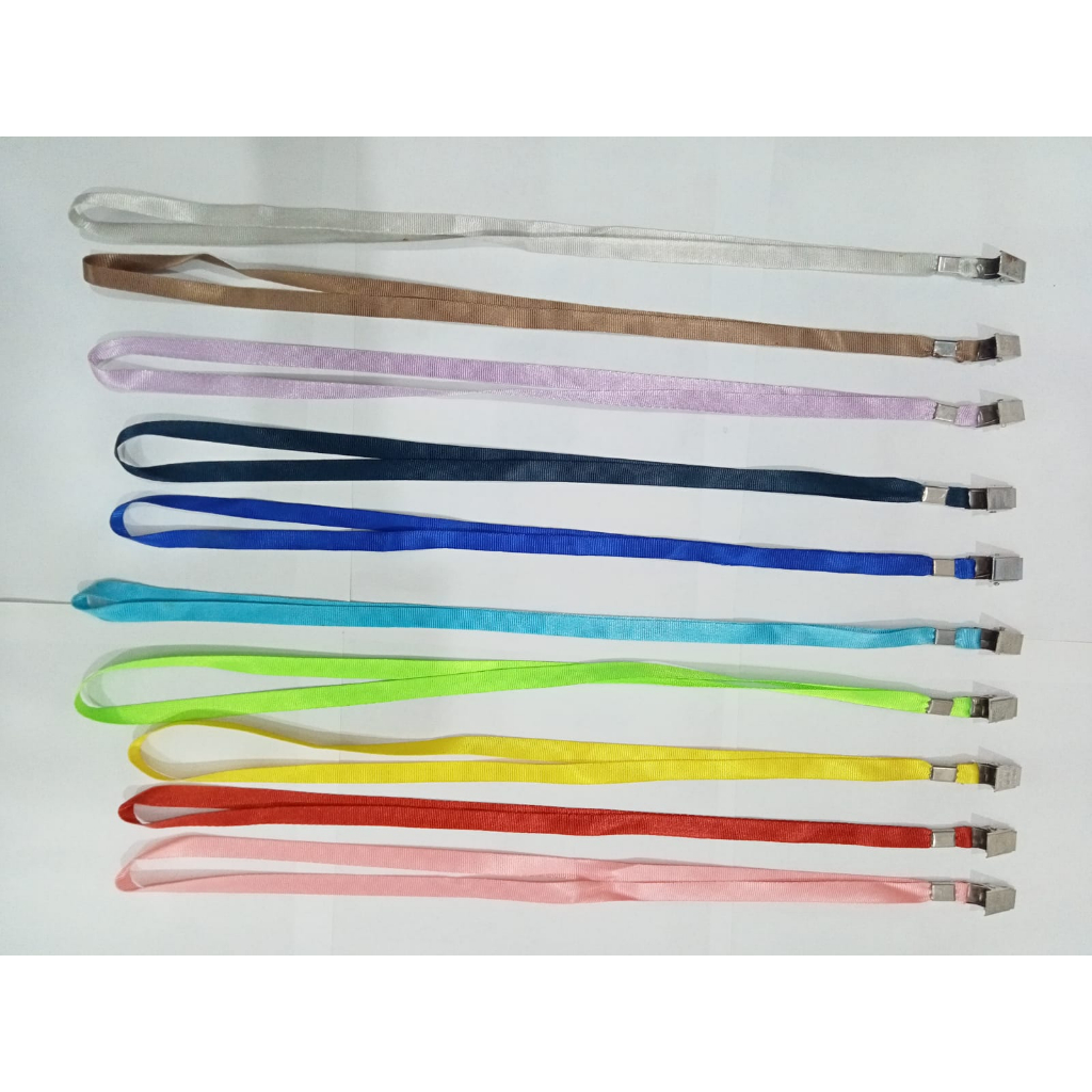 

Tali kartu nama Nylon jepitan gepeng (10 pcs)