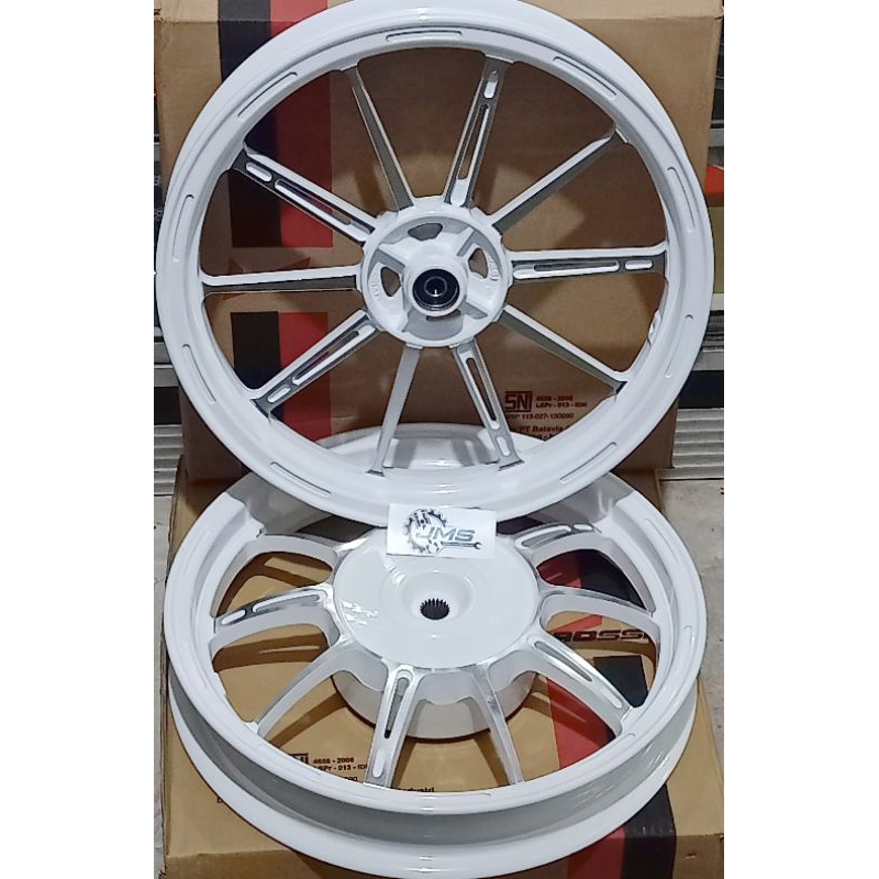 Velg Racing V Rossi KUMA Beat Fi/ Scoopy Fi UK 185/215-14 White Crom