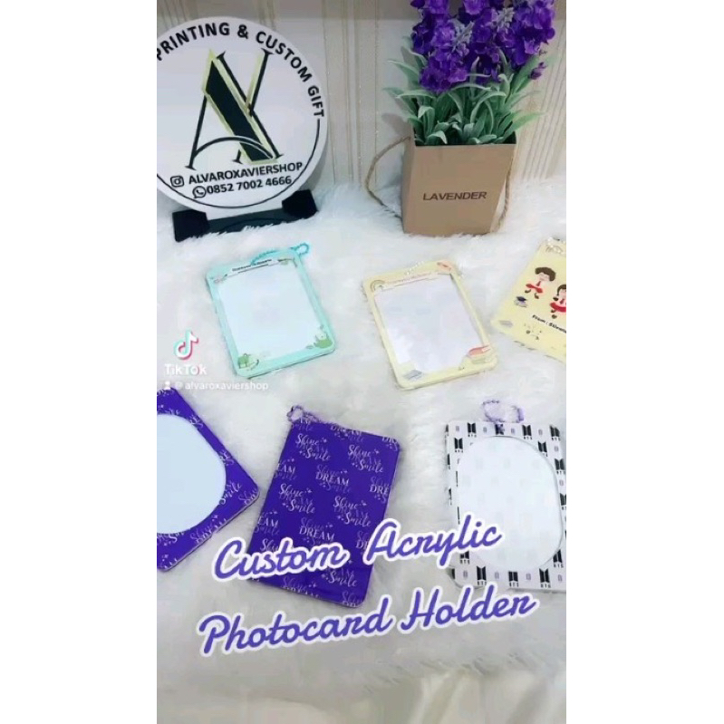 custom photocard holder Acrylic