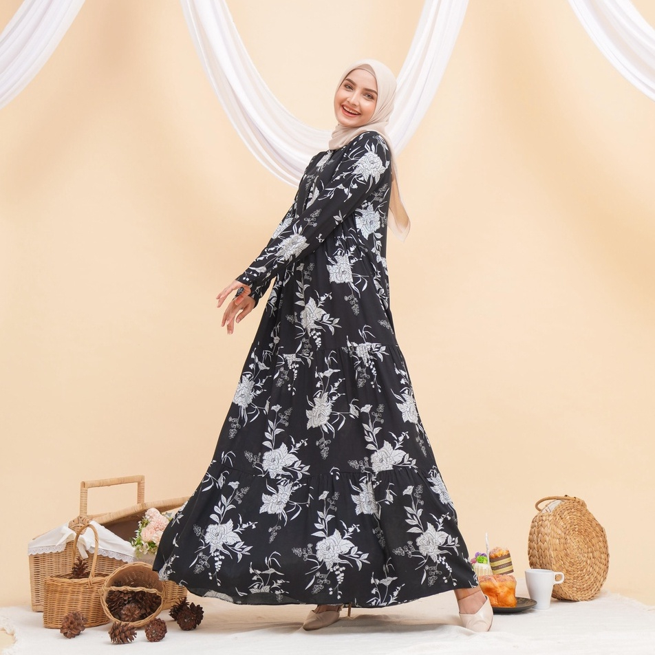 DRESS GAMIS BUSUI JUMBO RAYON VISCOSE HOMEDRESS RAYON PREMIUM JUMBO MAITARA HOMEY / GAMIS MUSLIM / D