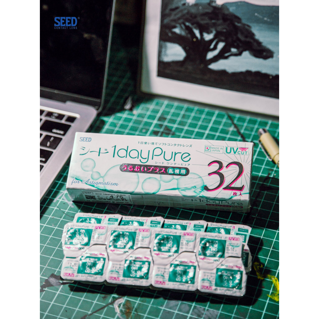 Softlens Bening Harian Seed Astigmatism (Softlens Cylinder)