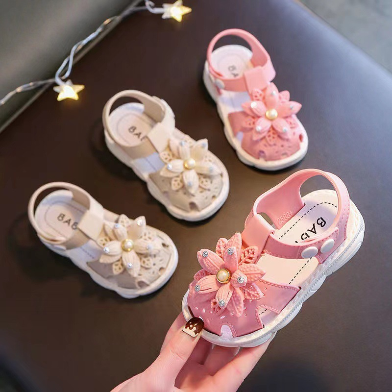 SSC  - SP103 SANDAL FLOWER SANDAL BAYI 0-5 TAHUN SANDAL IMPORT