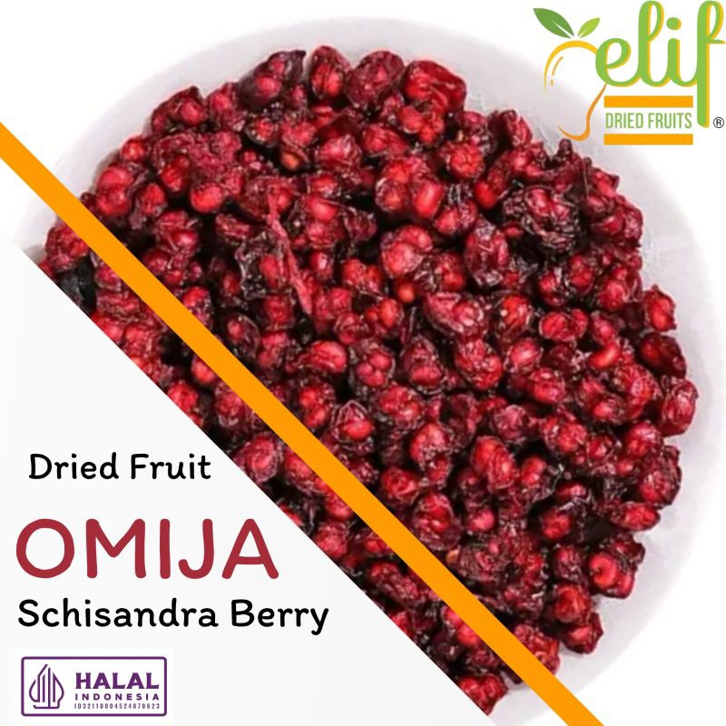 

ELIF FRUITS Big Pack Premium Quality Dried Schisandra Berry / Wu Wei Zi / Omija