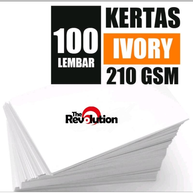 

Kertas Art Paper 210gsm size F4 100 lbr Ivory 210g / A3 50 lbr