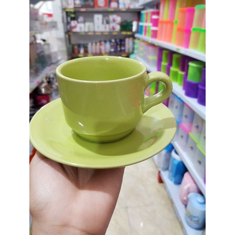 Cangkir tatak set keramik/Cangkir teh/Cangkir kopi lucky kermaik