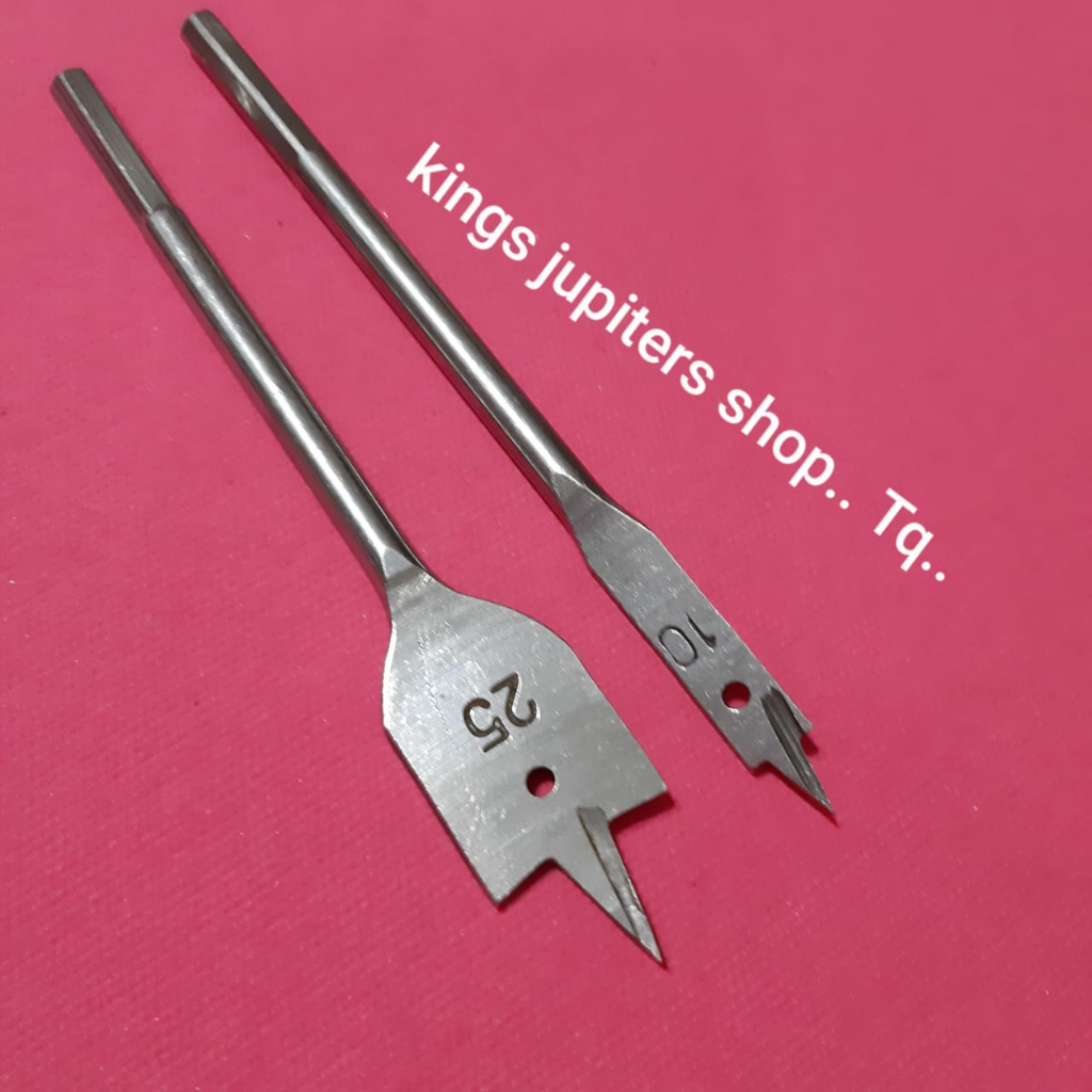 Mata bor besi KIPAS 10MM + 25MM Mata bor KAYU Mata bor WOOD