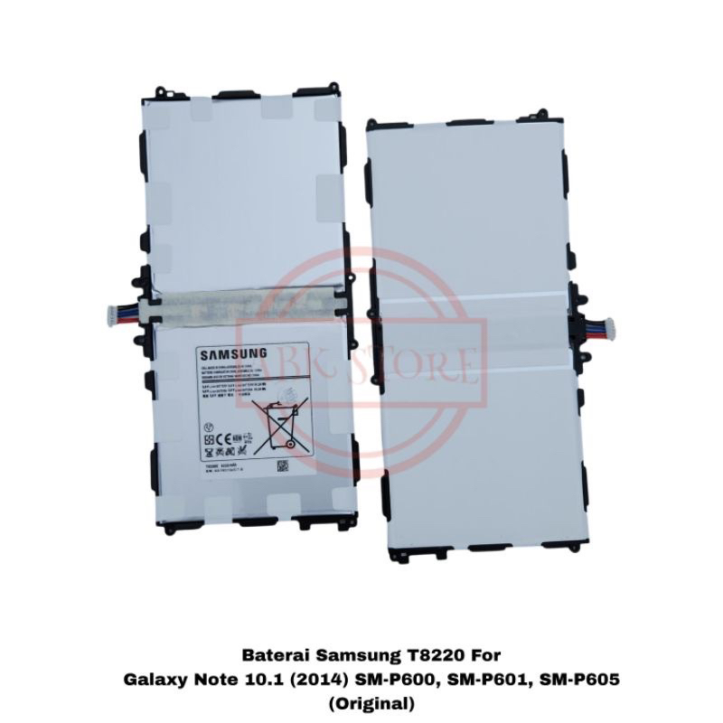 BATERAI BATTERY SAMSUNG GALAXY NOTE 10.1 (2014) SM-P600 SM-P601 SM-P605 T822E BATRE ORIGINAL