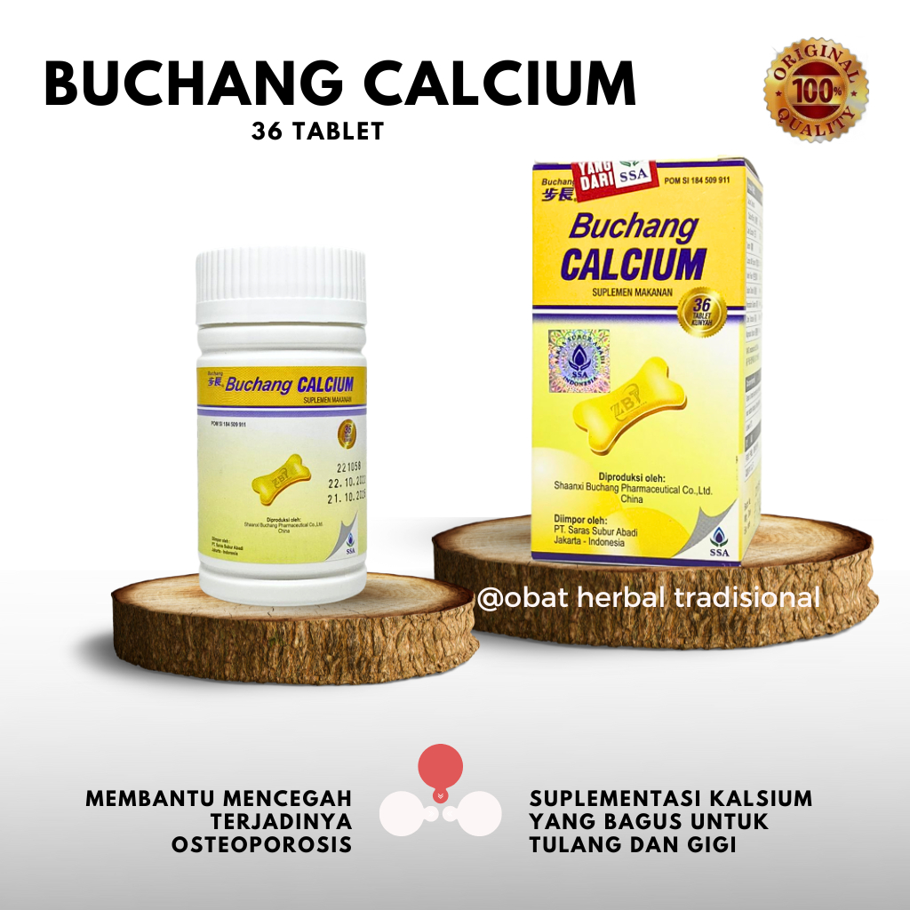 BUCHANG CALCIUM - kalsium tulang - obat pengapuran tulang - vitamin tulang
