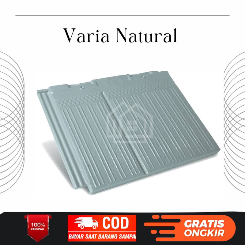 genteng flat beton varia