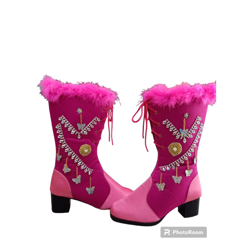 Sepatu Mayoret Pink Rantai