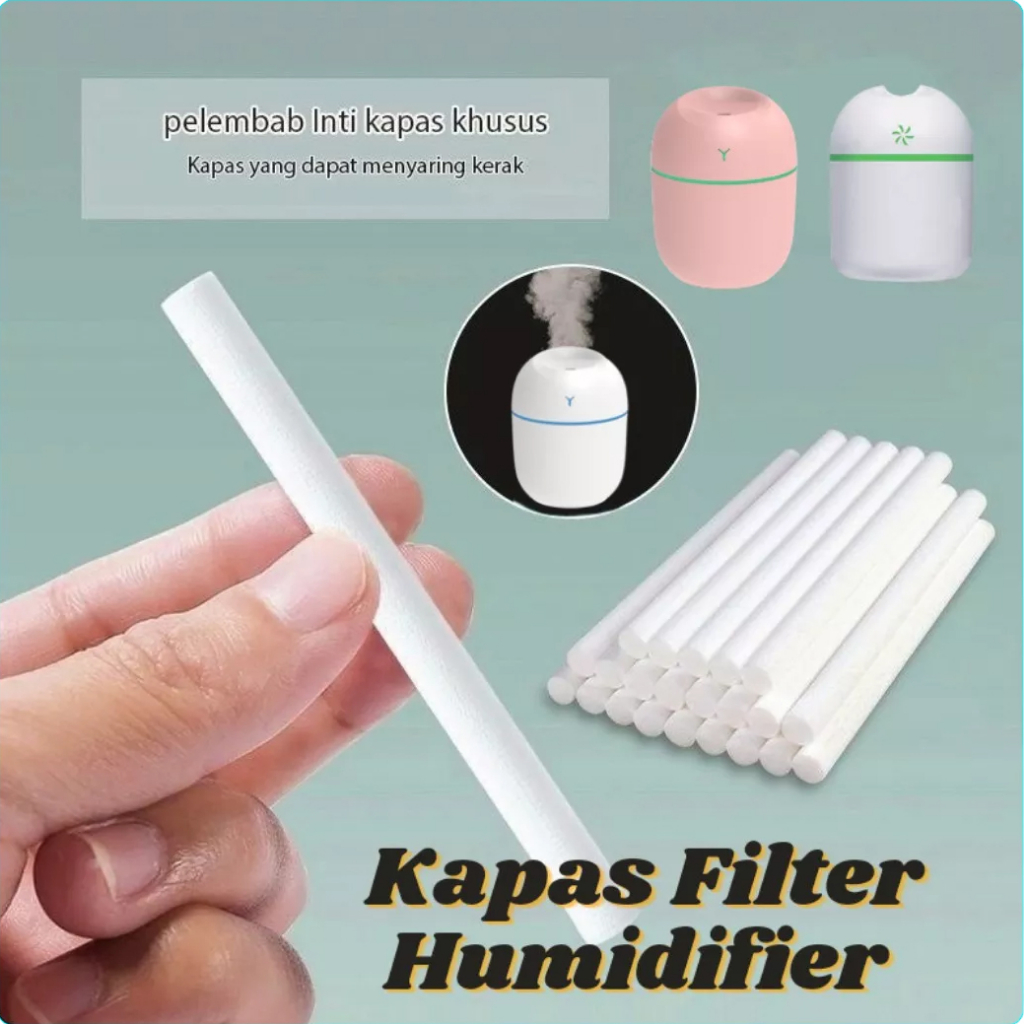 Kapas Filter Humidifier 8cm Refill Cotton Swab Kapas Humidifier