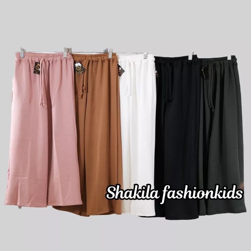 Kulot anak scuba/kulot anak perempuan/kulot scuba bahan tebal/kulot anak usia tangung