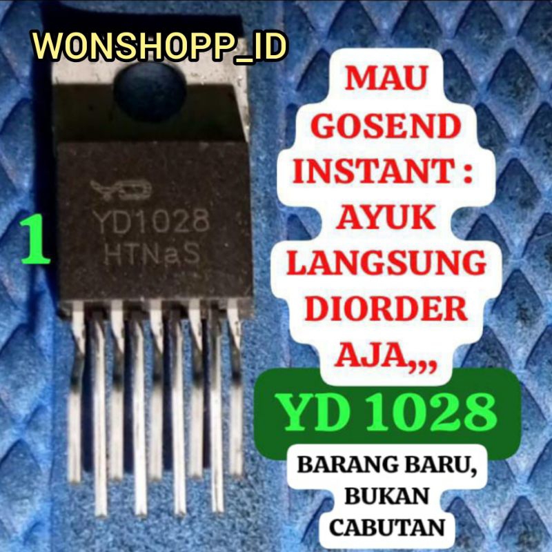 YD1028 1028 YD IC Audio Power Amplifier To-220-9 Dual Output 18W