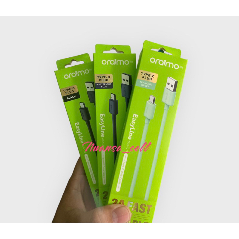 kabel data charger type c oraimo terbaik