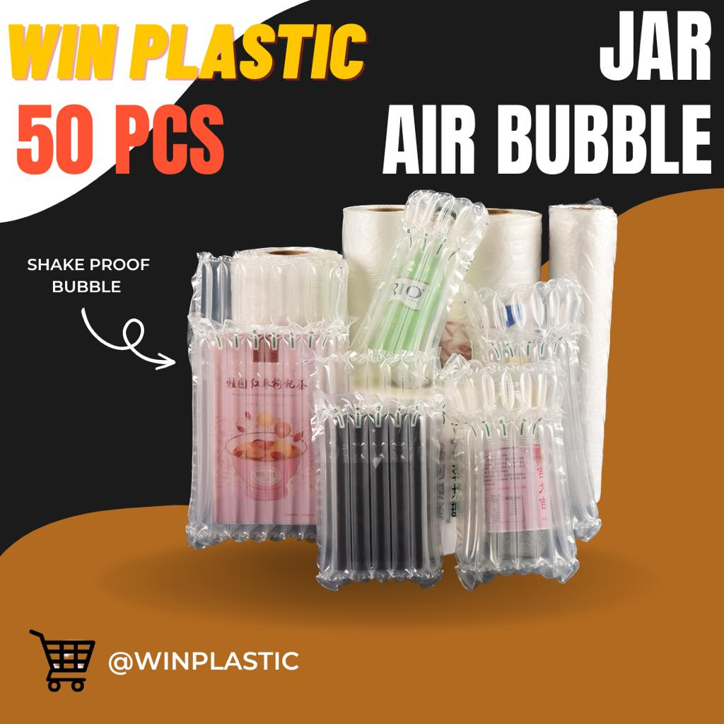 

Jar air bubble 50 pcs - Inflatable Air Bubble - Kantong Udara Bubble Kemasan Pelindung