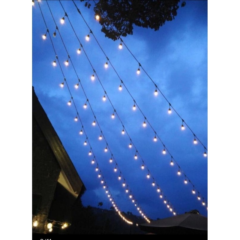 fiting lampu gantung cafe 10 meter