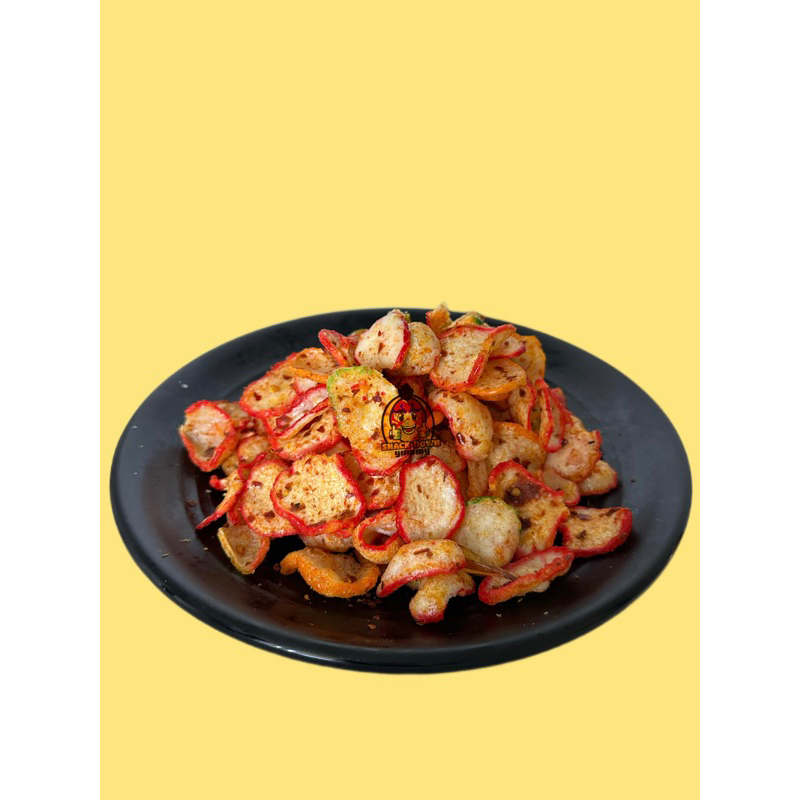 

Kerupuk Seblak kering Pedas Daun Jeruk