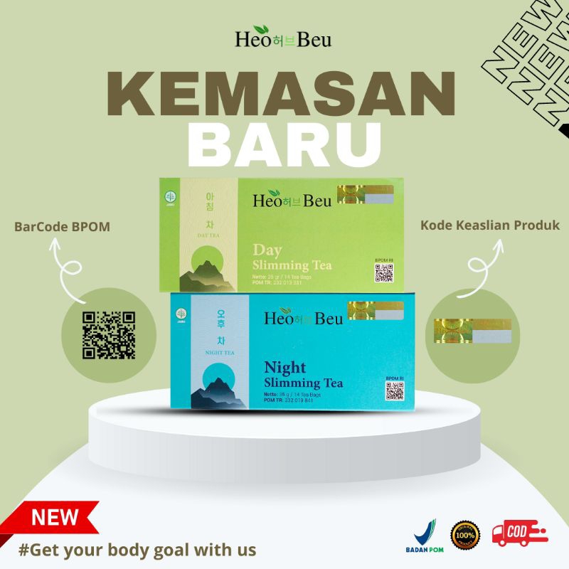 

Heo Beu Slimming Tea Original Herbal Korea || Penurun Berat Badan - Melancarkan Pencernaan