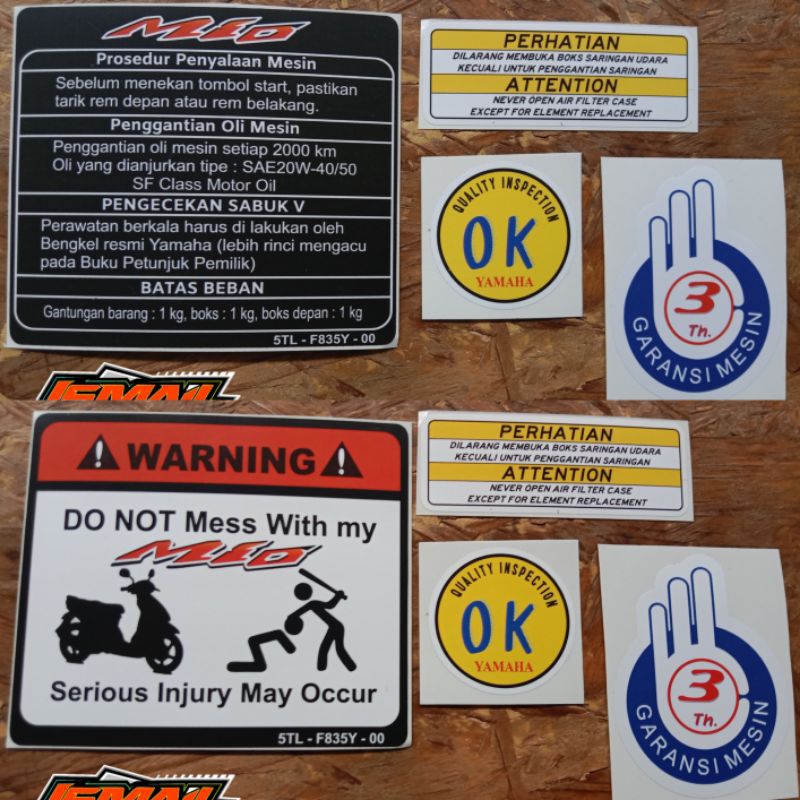 PROSEDUR MIO LIMITED EDITION WARNING MIO