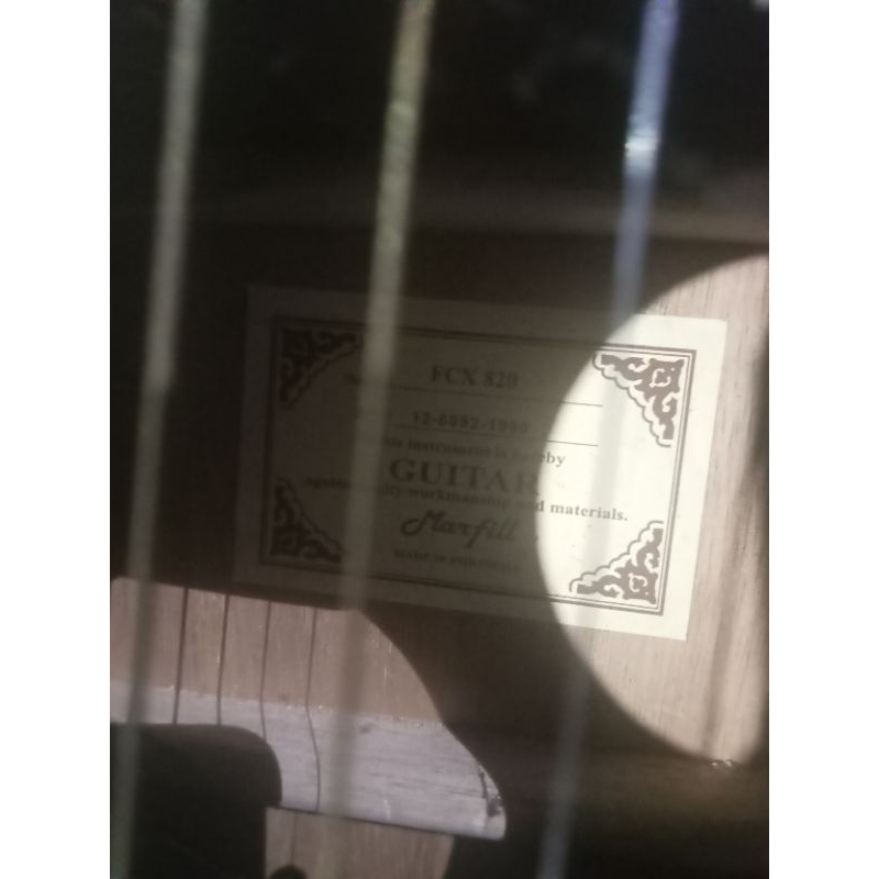 Marfill Fcx 820 accoustic electric